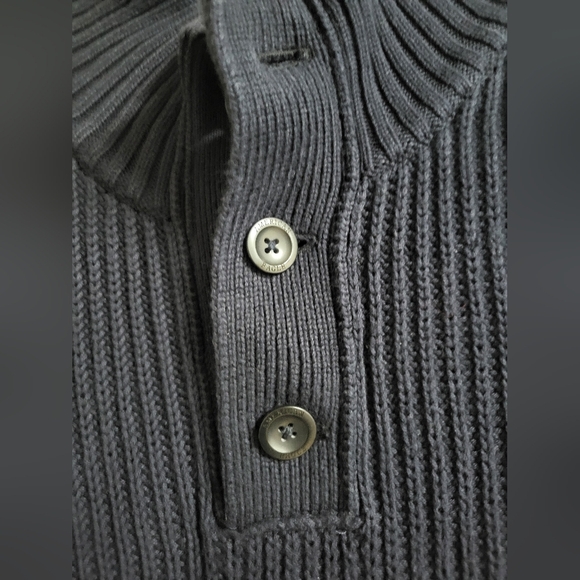 American Eagle Outfitters - Mens 1/4 Button Sweater - Size L - Picture 3 of 5